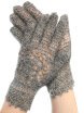 Ажурные пуховые перчатки (серые) фото 1 — Samogon-sam.ru