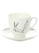 Подарочный набор: кофейная чашка с блюдцем форма Ландыш рисунок Лис Императорский фарфоровый завод фото 2 — Samogon-sam.ru