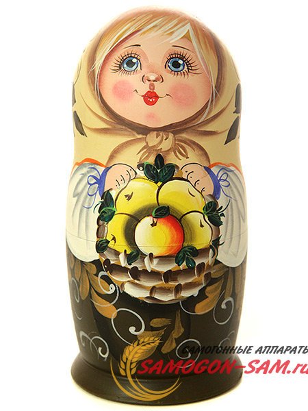 Матрешка "Машенька с яблоками", арт. 5999 фото 1 — Samogon-sam.ru