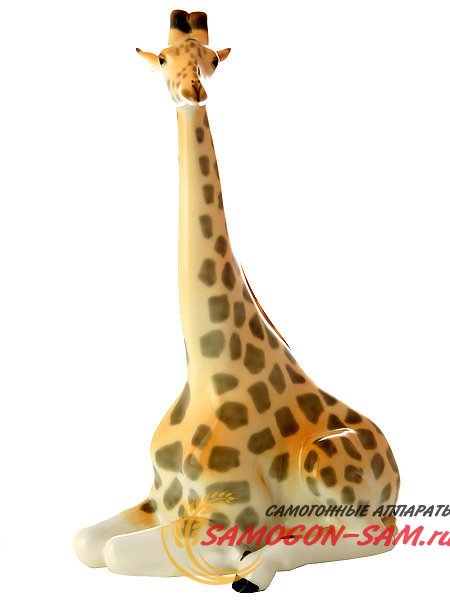 Скульптура Жираф с поднятой головой Императорский фарфоровый завод фото 1 — Samogon-sam.ru