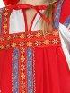 Русский народный костюм "Дуняша" для девочки хлопковый красный сарафан и блузка 7-12 лет фото 4 — Samogon-sam.ru