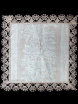 Салфетка серая с темным кружевом (ручное плетение) арт. 6нхп-654, 33х33 фото 3 — Samogon-sam.ru