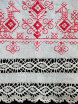 Полотенце светло-серое с вышивкой арт. 8нхп-841, 200х35 фото 2 — Samogon-sam.ru