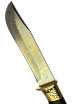 Подарочный нож Златоуст сувенирный "Тайга" ножны из кожи фото 3 — Samogon-sam.ru